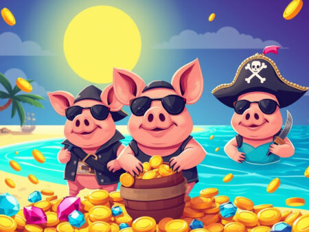 Erleben Sie den Schatzrausch Die 3 Pigs of the Caribbean Video Slot im Test