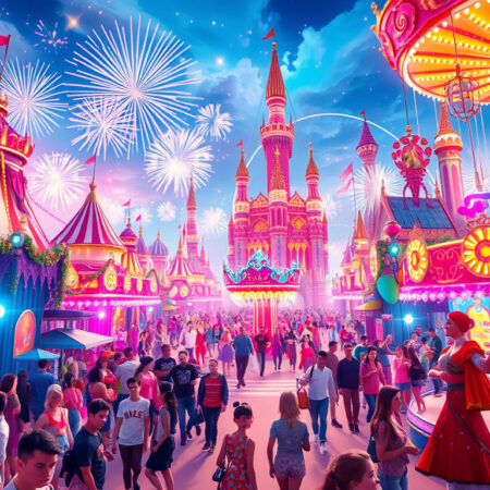 Entdecke Mirage City: Das neue aufregende Video-Slot-Spiel mit Festival-Thema!